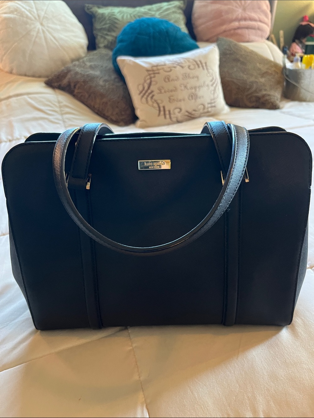 Black & Gold Kate Spade Tote